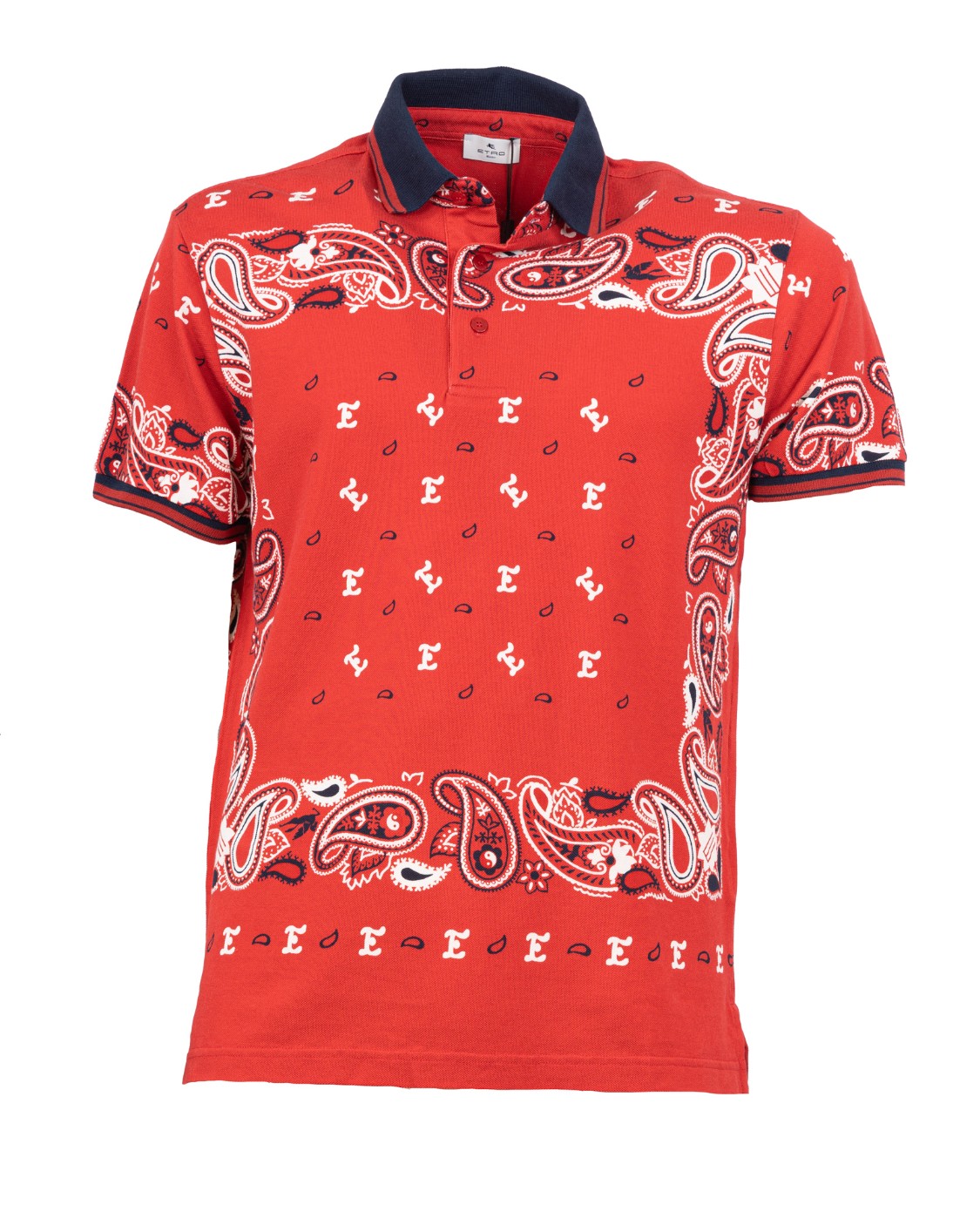 shop ETRO Saldi Polo: Etro polo in jersey di cotone, decorata da una stampa piazzata con disegni bandana Paisley.
Logo Pegaso ricamato.
Vestibilità regolare.
Composizione: 100% cotone.
Fabbricato in Italia.. 1Y800 4052-0600 number 2051891